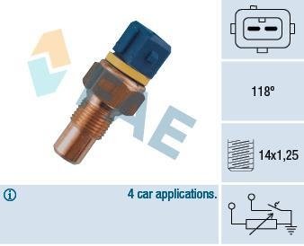 Датчик температуры жидкости охлаждения FAE 34050