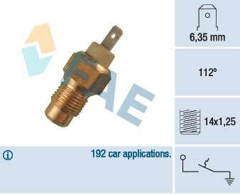 Датчик температуры жидкости охлаждения FAE 35180 (фото 1)