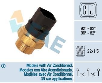 Термовыключатель вентилятора радиатора FAE 37980