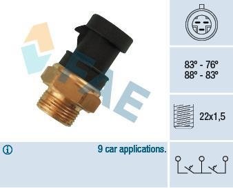 Термовимикач вентилятора радіатора FAE 38200