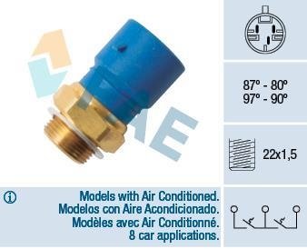 Термовимикач вентилятора радіатора FAE 38245 (фото 1)