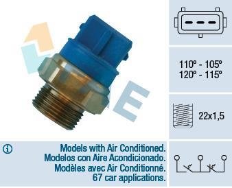 Термовыключатель вентилятора радиатора FAE 38330