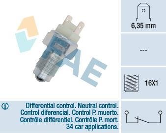 Выключатель фар заднего хода FAE 41040