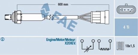 Лямбда-зонд FAE 77183