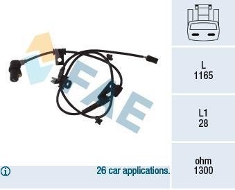 Датчик ABS FAE 78078 (фото 1)