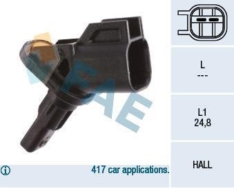 Датчик ABS FORD MAZDA VOLVO FAE 78180