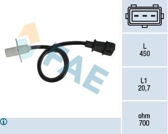 Датчик частоти обертання, керування двигуном FAE 79003