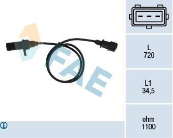 Датчик частоти обертання, керування двигуном FAE 79006