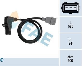 Датчик коленчатого вала FAE 79010