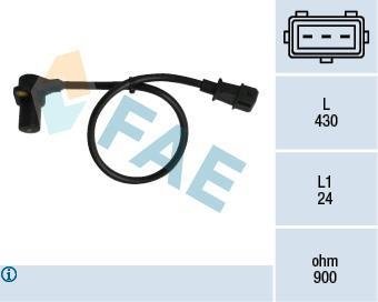 Датчик коленчатого вала, Датчик частоты вращения. FAE 79054