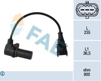 Датчик коленчатого вала FAE 79068