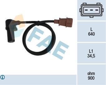 Датчик частоты вращения, управление двигателем FAE 79076