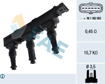 Котушка запалювання FAE 80259