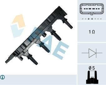 Котушка запалення FAE 80277