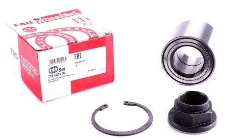 Фото підшипник маточини (комплект) FAG 713 6403 30 Підшипник маточини (комплект) FAG 713 6403 30