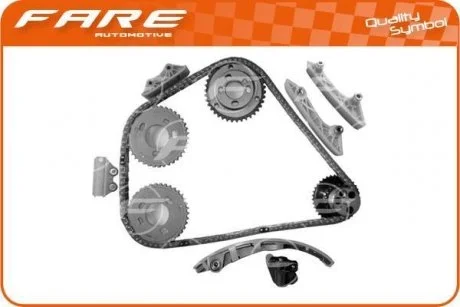Набір ланцюга привода распредвала FARE SA 13844