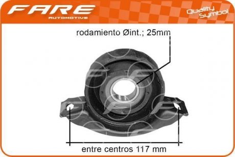 Пiдшипник пiдвiсний з пiдшипником FARE SA 1699