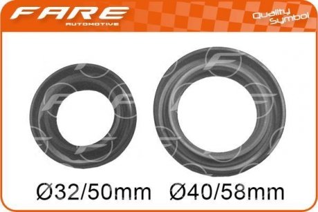 Сальники валу к-т Fare 13489 & 13501 FARE SA 4762