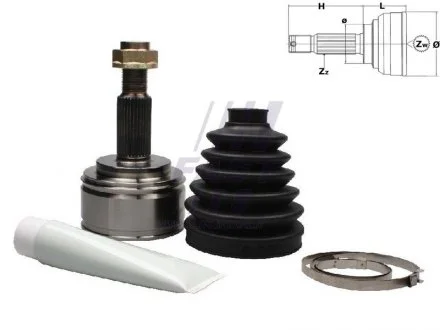 ШРКШ зовн. Renault Master/Opel Movano 2.3DCi /CDTI 10- (A:31/F:27/ABS) FAST FT25093K