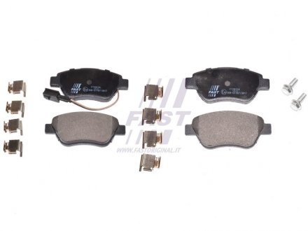 Колодки передние Fiat Grande Punto/Panda 1.2-1.4i/1.3D 05>/ Peugeot Bipper/ Citroen Nemo FAST FT29124