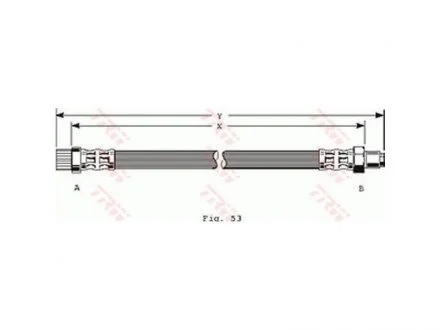 Шланг гальмівний FAST FT35150