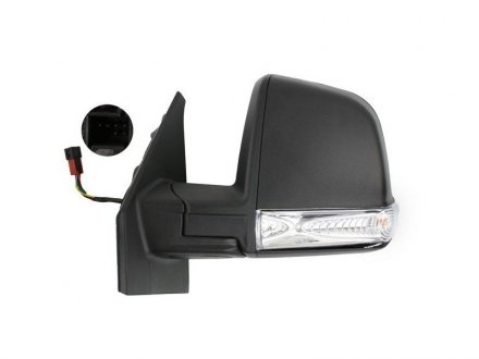 ДЗЕРКАЛО FIAT DOBLO 09> ЕЛЕКТР. ЛЕВ ПІДІГРІВ COMBI / PANORAMA 6 PIN FAST FT88348