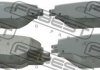 КОЛОДКИ ТОРМОЗНЫЕ ПЕРЕДНИЕ КОМПЛЕКТ FEBEST 0101-ACA30F (фото 1)