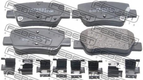 Колодки гальмівні задні (TOYOTA AVENSIS ADT27#/ZRT27# 2008-) FEBEST 0101-ADT270R