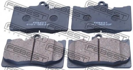 Тормозные колодки передние FEBEST 0101-GSE22F