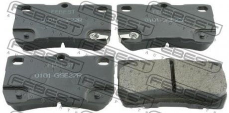 Тормозные колодки задние FEBEST 0101-GSE22R