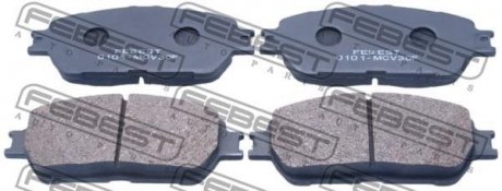 КОЛОДКИ ТОРМОЗНЫЕ ПЕРЕДНИЕ (TOYOTA CAMRY ACV3#/MCV3# 2001-2006) FEBEST 0101-MCV30F