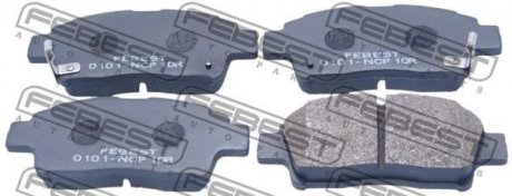Тормозные колодки передние FEBEST 0101-NCP10R
