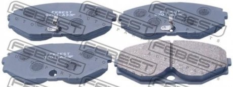 Тормозные колодки передние FEBEST 0201-A33F