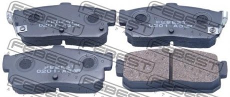 Тормозные колодки задние FEBEST 0201-A33R