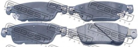 КОЛОДКИ ТОРМОЗНЫЕ ПЕРЕДНИЕ (INFINITI EX35 (J50) 2007-) FEBEST 0201-CV36F