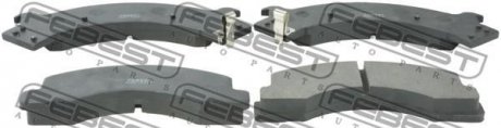 Тормозные колодки передние FEBEST 0201-F22F