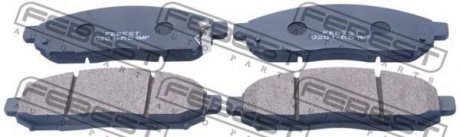 Тормозные колодки передние FEBEST 0201-R51MF