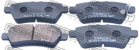 Тормозные колодки задние FEBEST 0201-R51MR