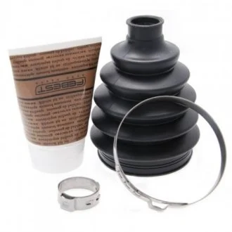 Фото пильовик шрус зовнішній комплект pvc 74x110x22 FEBEST 0217P-QG15 ПИЛЬОВИК ШРУС ЗОВНІШНІЙ КОМПЛЕКТ PVC 74X110X22 FEBEST 0217P-QG15