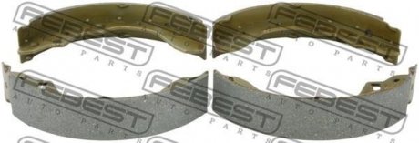 Колодки тормозные задние (барабанные)) FEBEST 0502-BJR