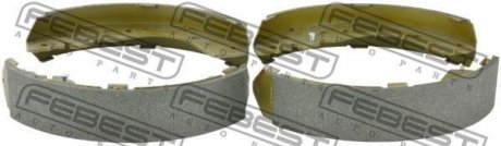 Колодки тормозные задние (барабанные)) FEBEST 0502-BT50R
