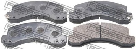 Тормозные колодки передние FEBEST 0601-ELFF