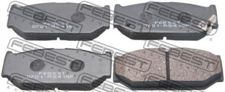 Колодки гальмівні передні (SUZUKI SWIFT RS413/RS415/RS416 2003-2010) FEBEST 0701-RS415F