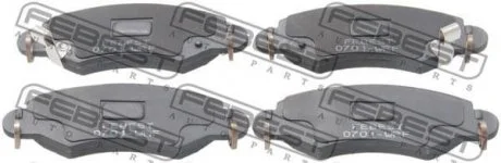 Тормозные колодки передние FEBEST 0701-WRF
