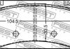 КОЛОДКИ ТОРМОЗНЫЕ ЗАДНИЕ (CHEVROLET LACETTI/OPTRA (J200) 2003-2008) FEBEST 1001-J200R (фото 2)