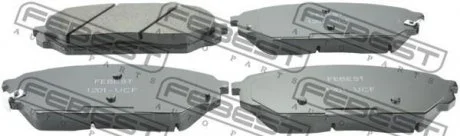 Тормозные колодки передние FEBEST 1201-VCF
