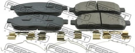КОЛОДКИ ТОРМОЗНЫЕ ПЕРЕДНИЕ КОМПЛЕКТ FEBEST 2101-F150F