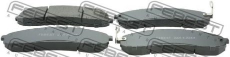Тормозные колодки передние FEBEST 2201-K2500F