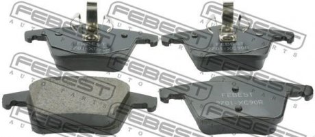 Тормозные колодки задние FEBEST 2701-XC90R
