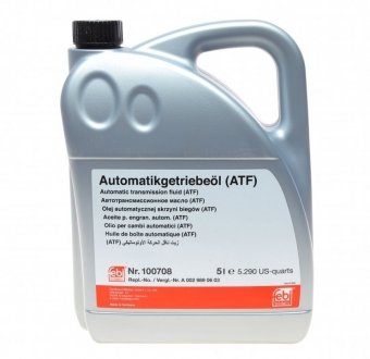 Жидкость для гидравлических передач ATF 5L BILSTEIN FEBI 100708